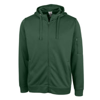 Clique Lift Solution-dyed Performance Unisex Full Zip Hooded Sweatshirt