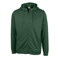 Clique Lift Solution-dyed Performance Unisex Full Zip Hooded Sweatshirt