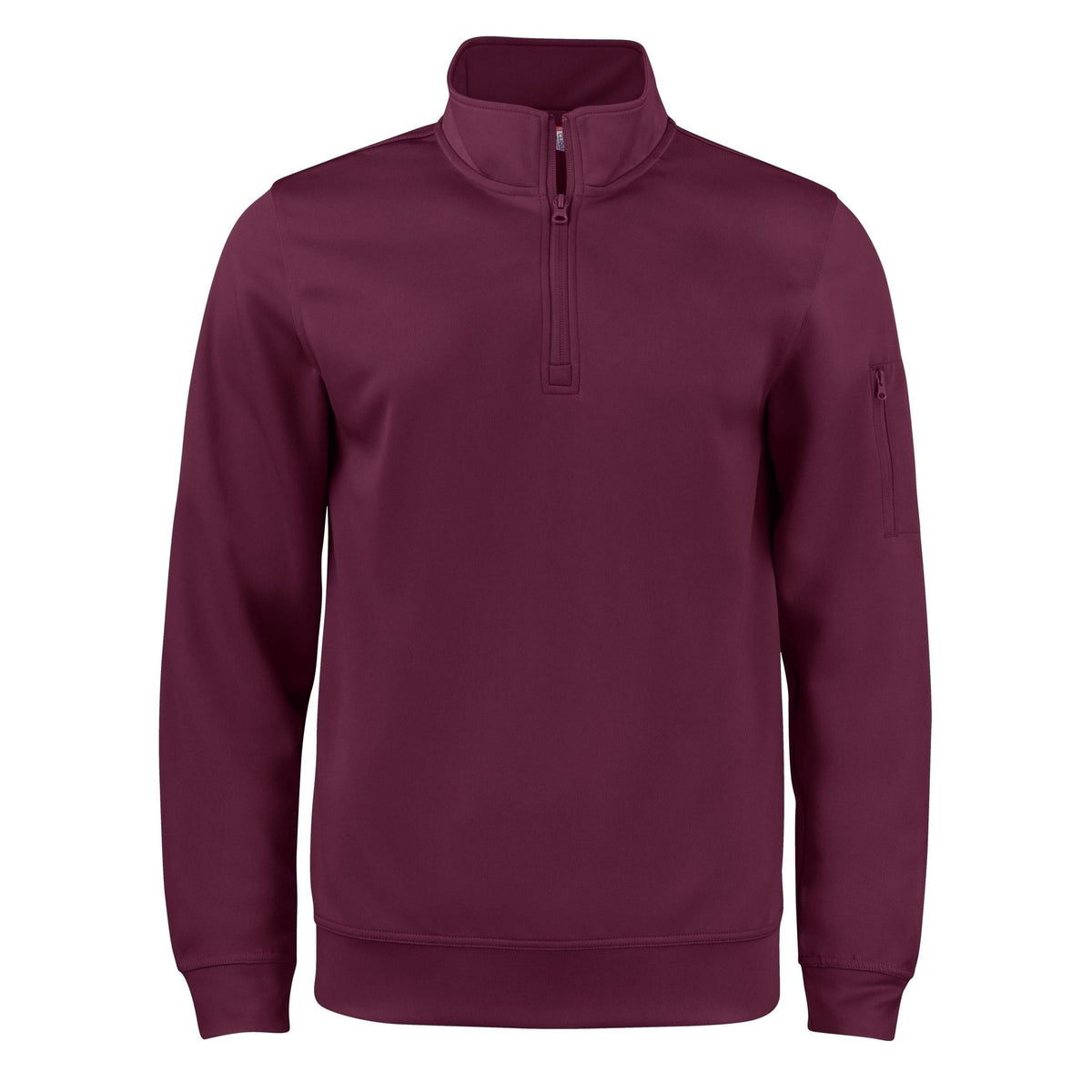 Clique Lift Solution-dyed Performance Unisex Half Zip Sweatshirt