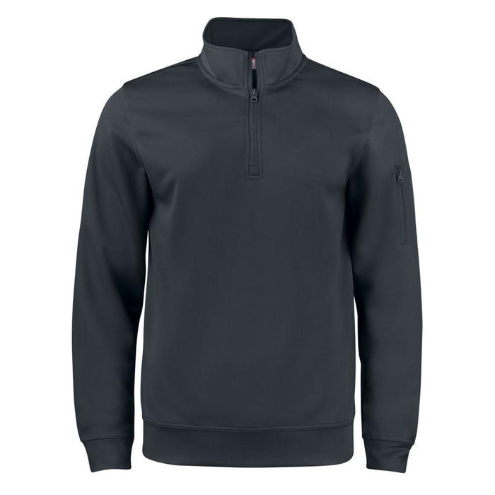 Clique Lift Solution-dyed Performance Unisex Half Zip Sweatshirt