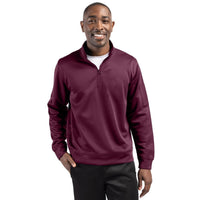 Clique Lift Solution-dyed Performance Unisex Half Zip Sweatshirt
