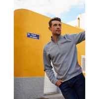 Clique Lift Solution-dyed Performance Unisex Half Zip Sweatshirt