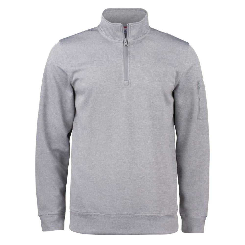 Clique Lift Solution-dyed Performance Unisex Half Zip Sweatshirt
