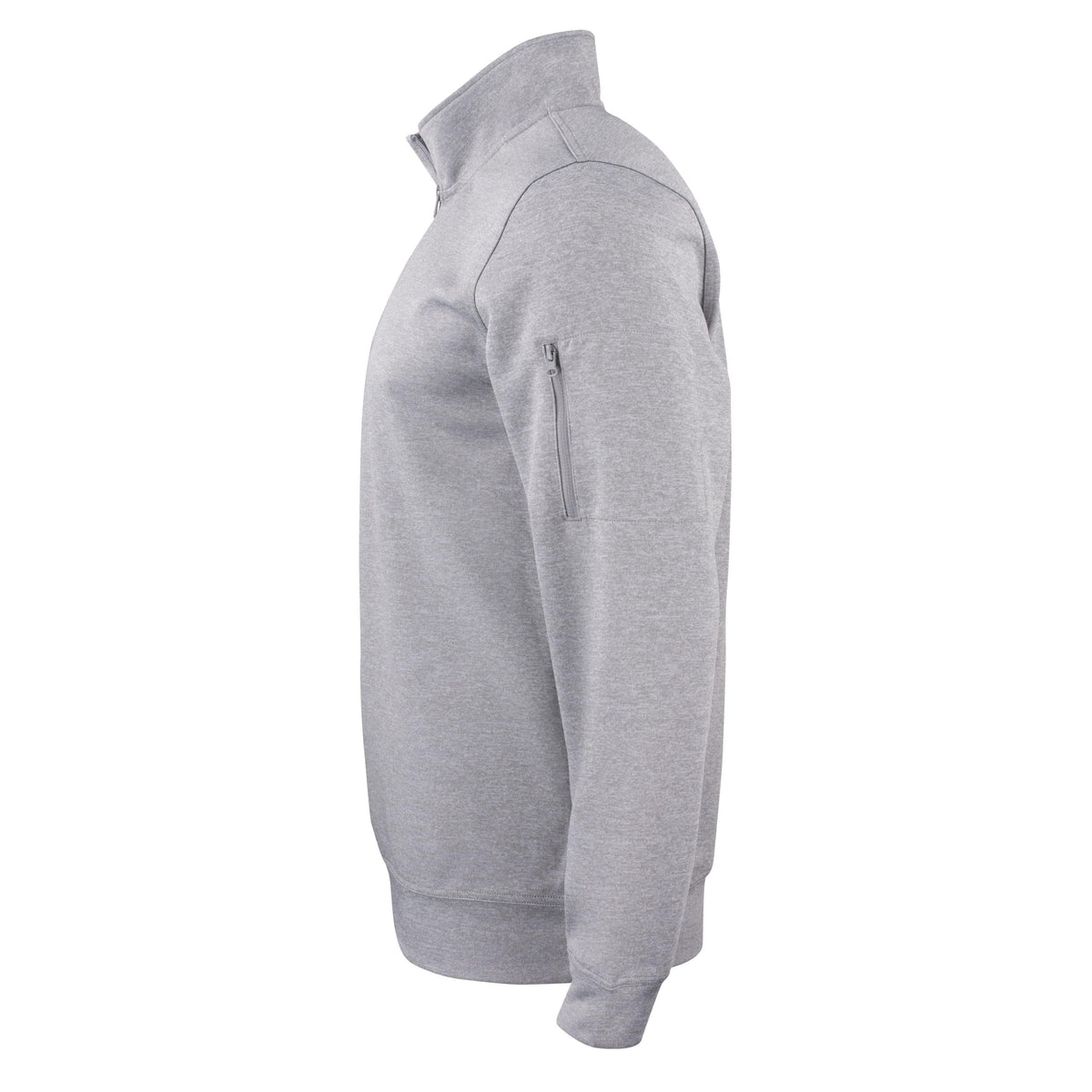 Clique Lift Solution-dyed Performance Unisex Half Zip Sweatshirt