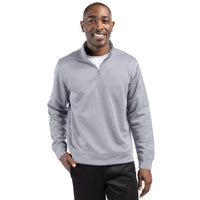 Clique Lift Solution-dyed Performance Unisex Half Zip Sweatshirt