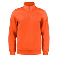 Clique Lift Solution-dyed Performance Unisex Half Zip Sweatshirt