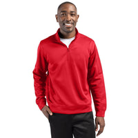 Clique Lift Solution-dyed Performance Unisex Half Zip Sweatshirt