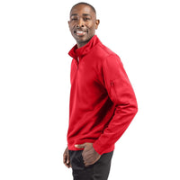 Clique Lift Solution-dyed Performance Unisex Half Zip Sweatshirt