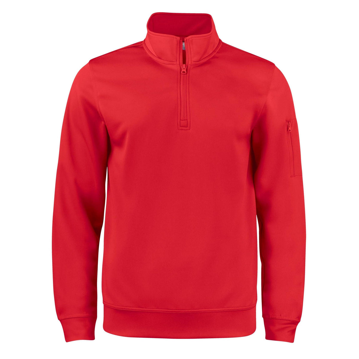 Clique Lift Solution-dyed Performance Unisex Half Zip Sweatshirt