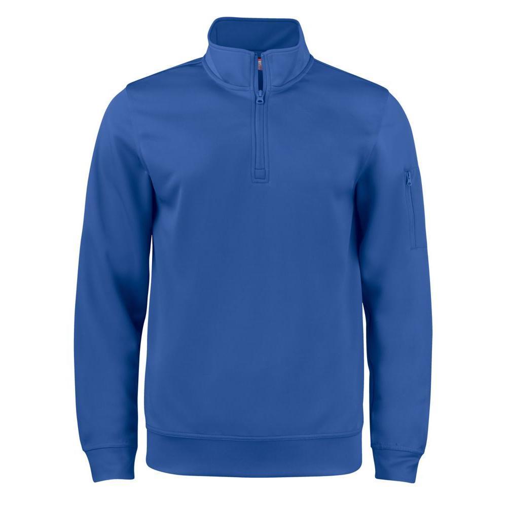 Clique Lift Solution-dyed Performance Unisex Half Zip Sweatshirt
