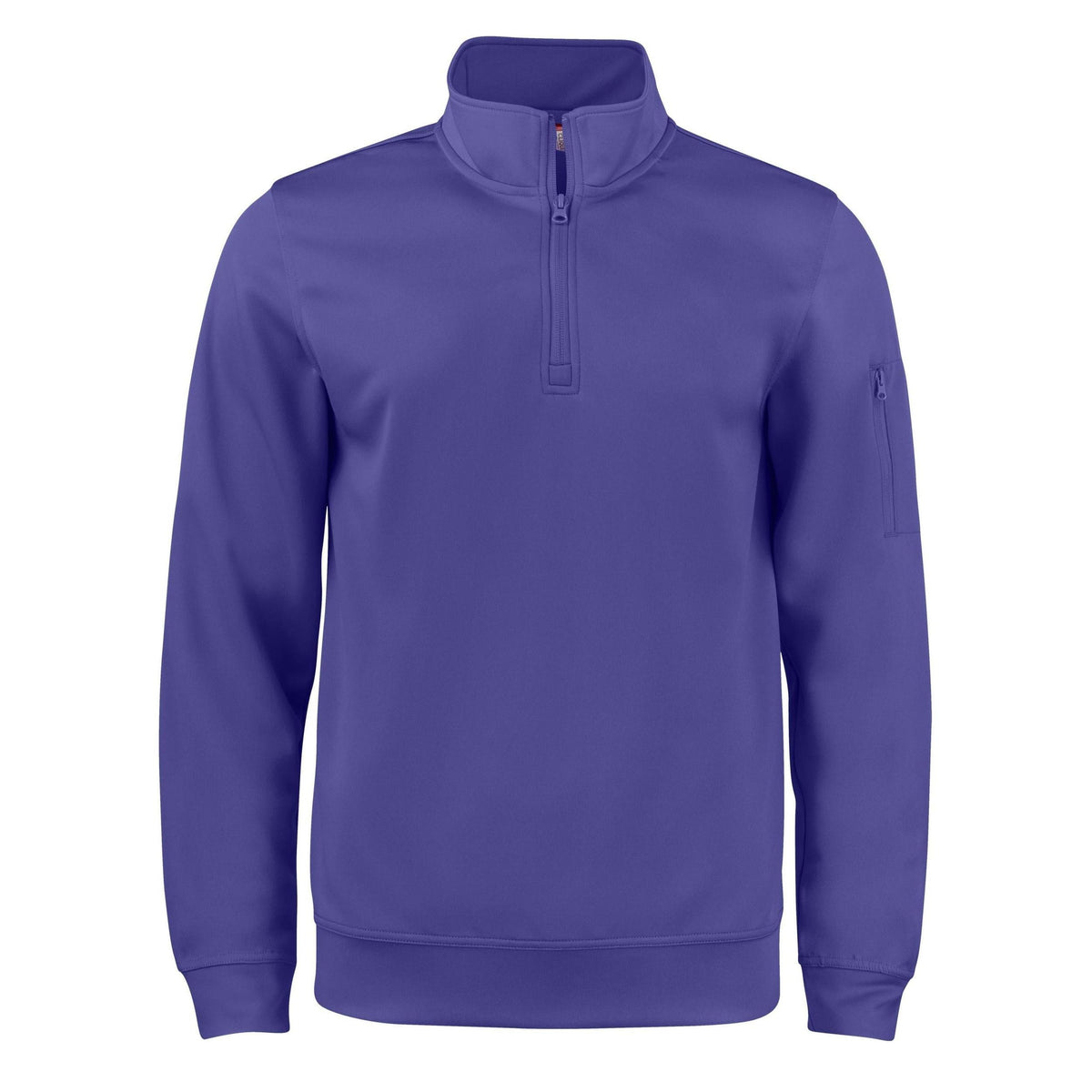 Clique Lift Solution-dyed Performance Unisex Half Zip Sweatshirt