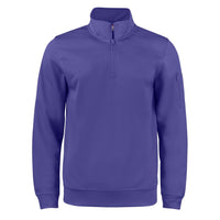 Clique Lift Solution-dyed Performance Unisex Half Zip Sweatshirt