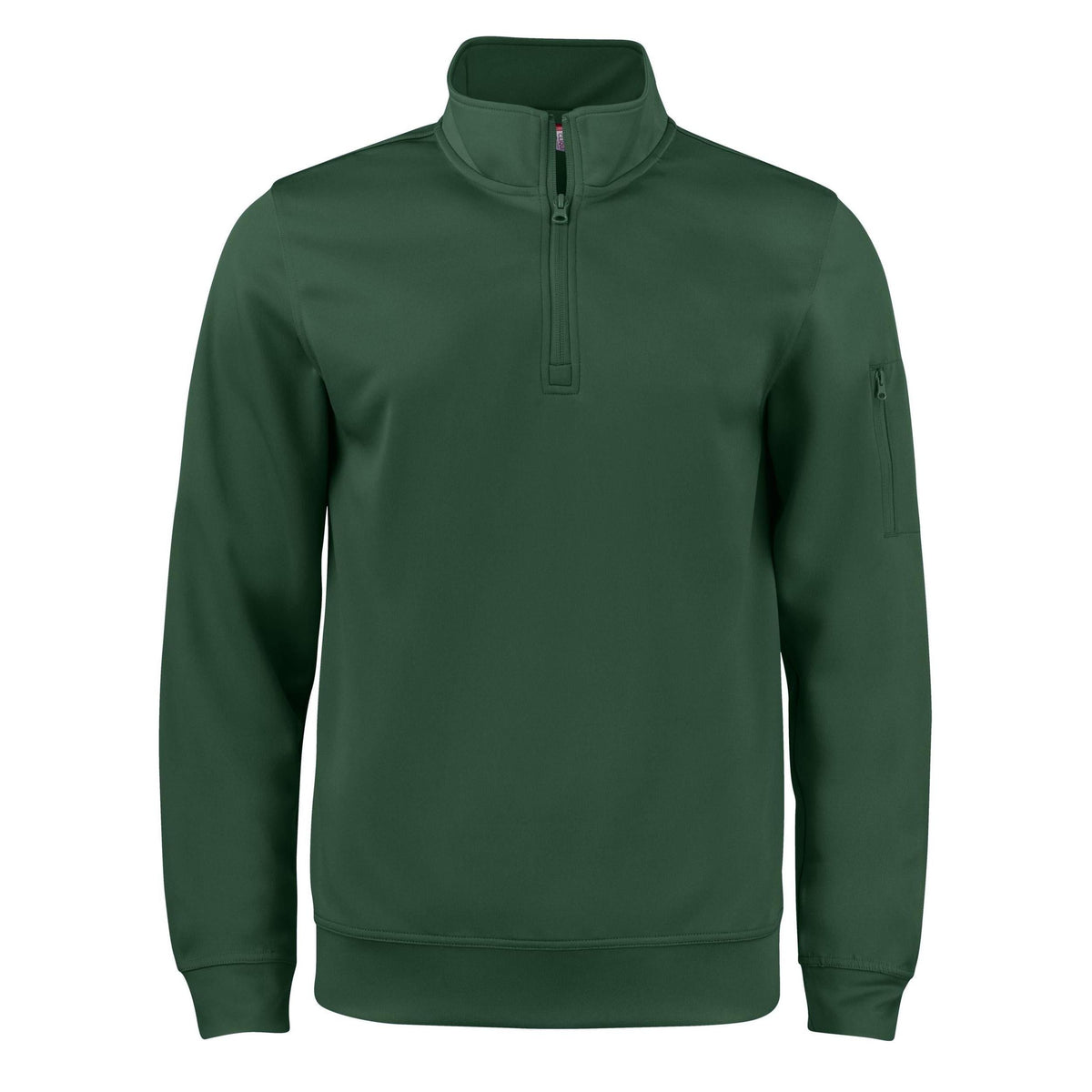 Clique Lift Solution-dyed Performance Unisex Half Zip Sweatshirt