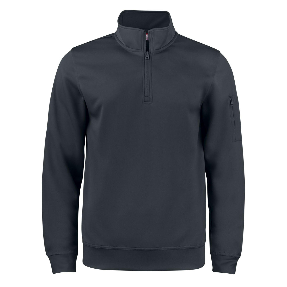 Clique Lift Solution-dyed Performance Unisex Half Zip Sweatshirt