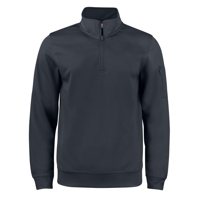 Clique Lift Solution-dyed Performance Unisex Half Zip Sweatshirt