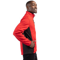 Clique Narvik Recycled Colorblock Stretch Softshell Mens Full Zip Jacket