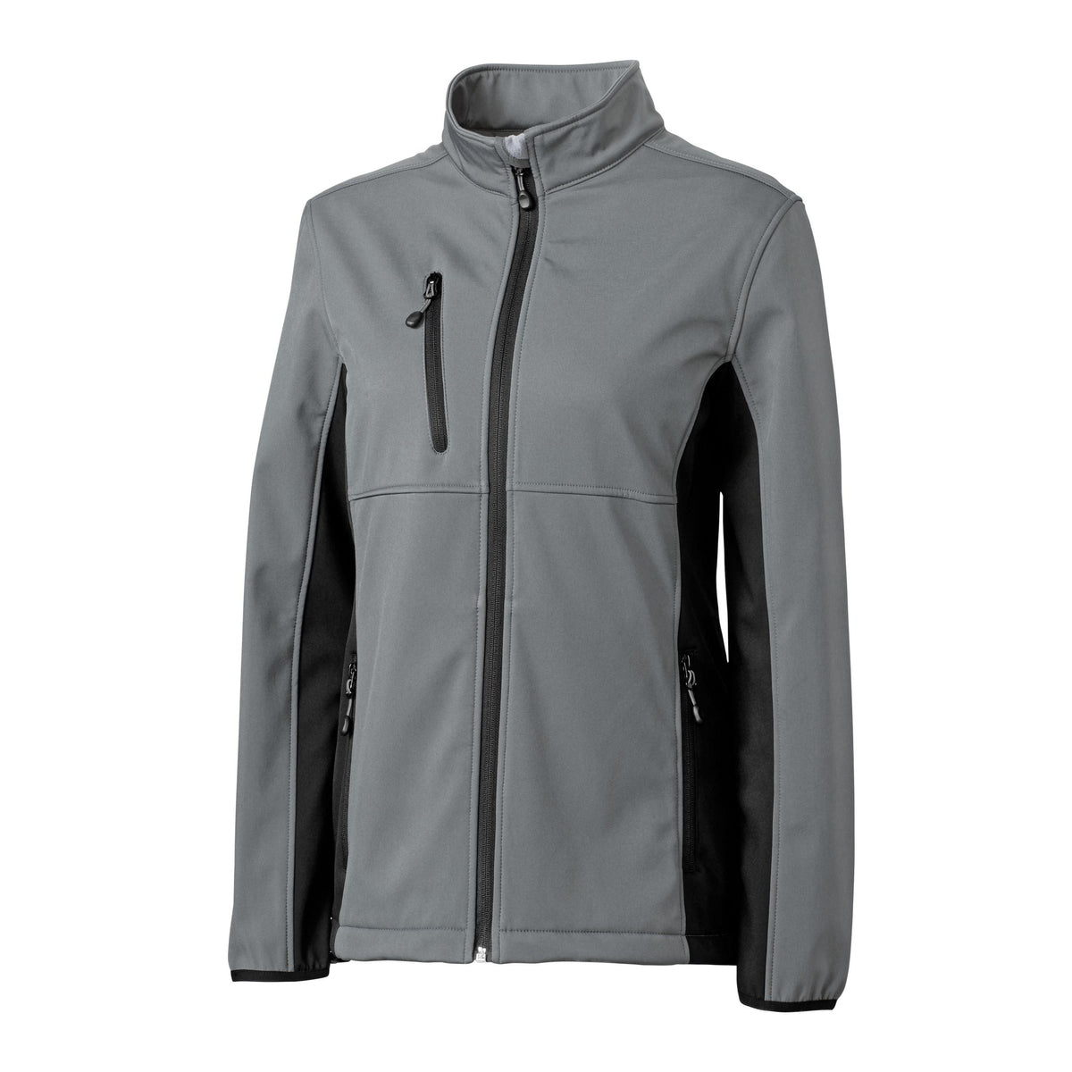 Clique Narvik Recycled Colorblock Stretch Softshell Womens Full Zip Jacket