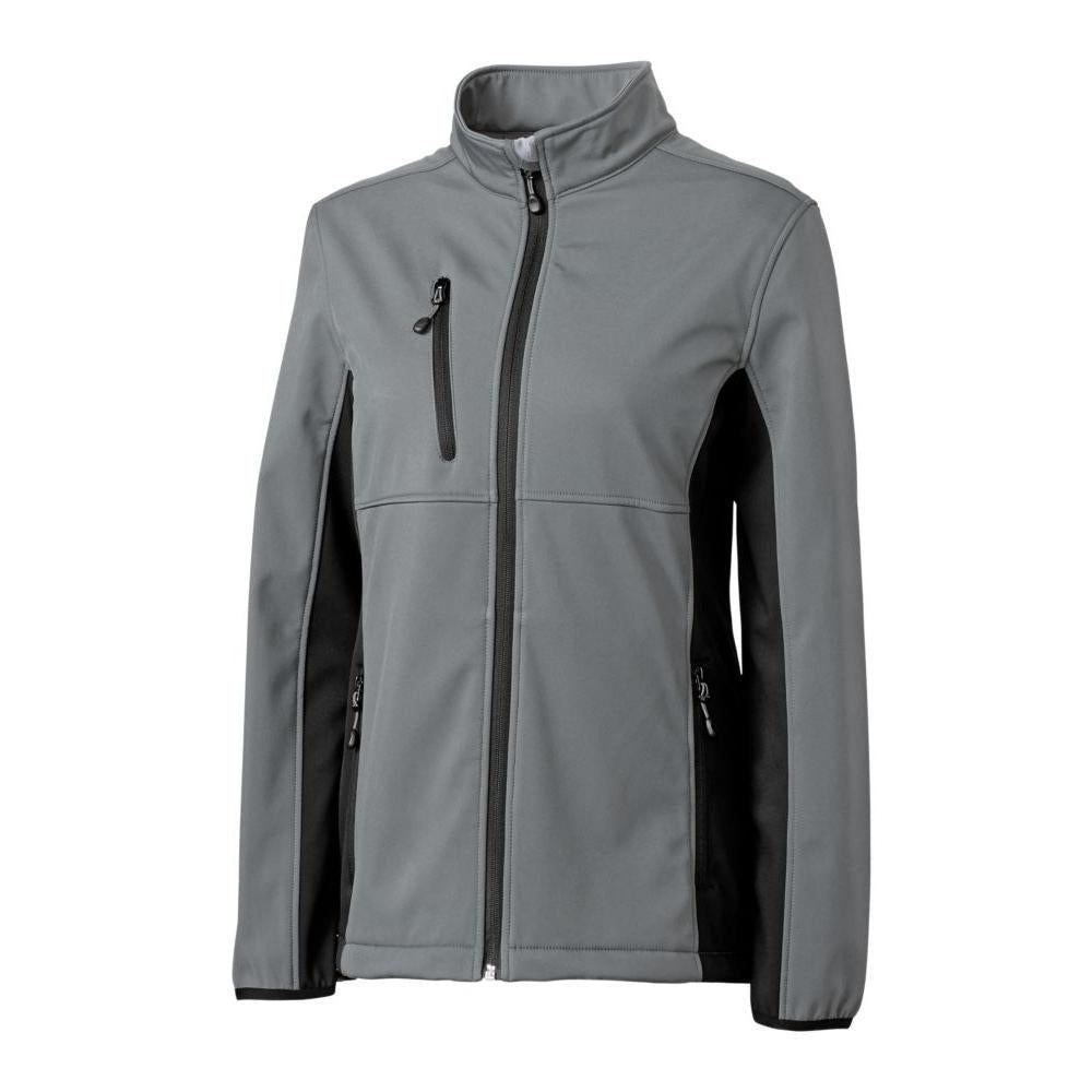 Clique Narvik Recycled Colorblock Stretch Softshell Womens Full Zip Jacket