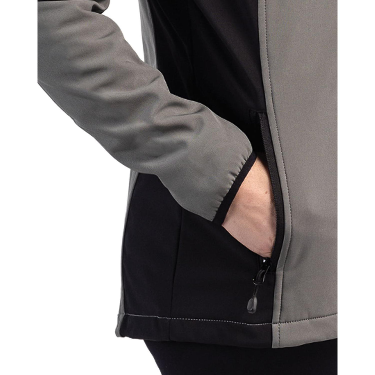 Clique Narvik Recycled Colorblock Stretch Softshell Womens Full Zip Jacket