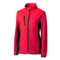 Clique Narvik Recycled Colorblock Stretch Softshell Womens Full Zip Jacket