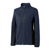 Clique Narvik Recycled Colorblock Stretch Softshell Womens Full Zip Jacket