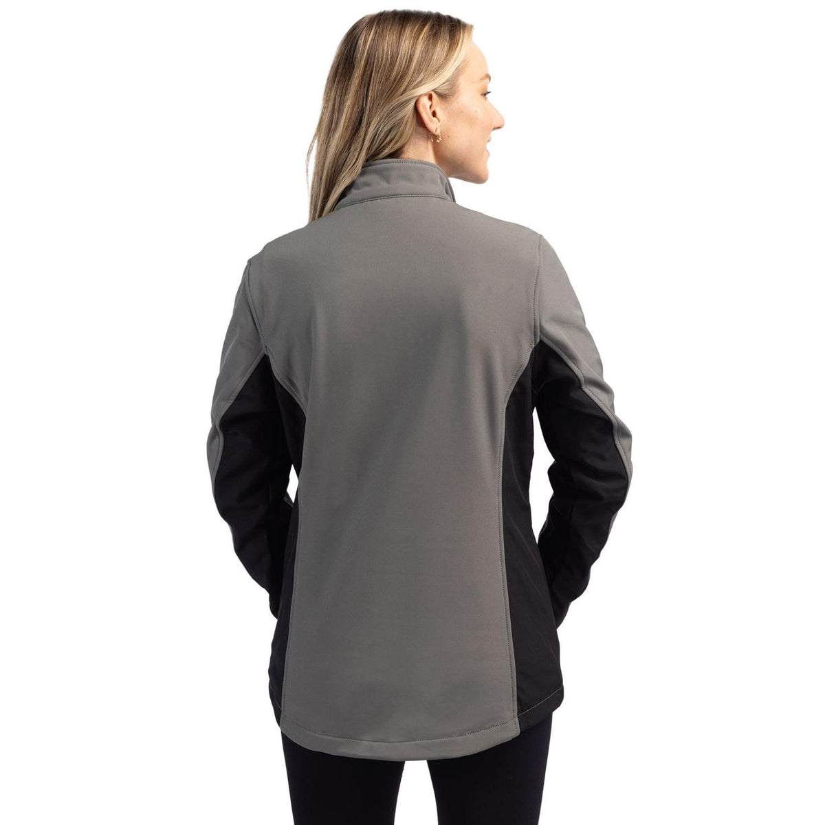 Clique Narvik Recycled Colorblock Stretch Softshell Womens Full Zip Jacket