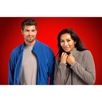 Clique Powder Recycled Fleece Mens Full Zip Jacket