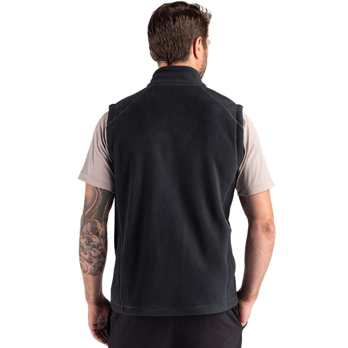 Clique Powder Recycled Fleece Mens Full Zip Vest