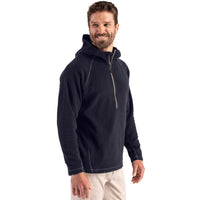 Clique Powder Recycled Fleece Mens Half Zip Sweatshirt