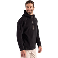 Clique Powder Recycled Fleece Mens Half Zip Sweatshirt