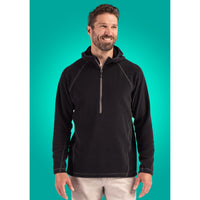 Clique Powder Recycled Fleece Mens Half Zip Sweatshirt