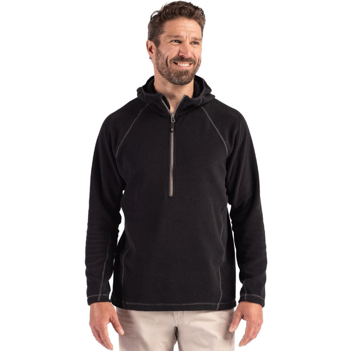 Clique Powder Recycled Fleece Mens Half Zip Sweatshirt