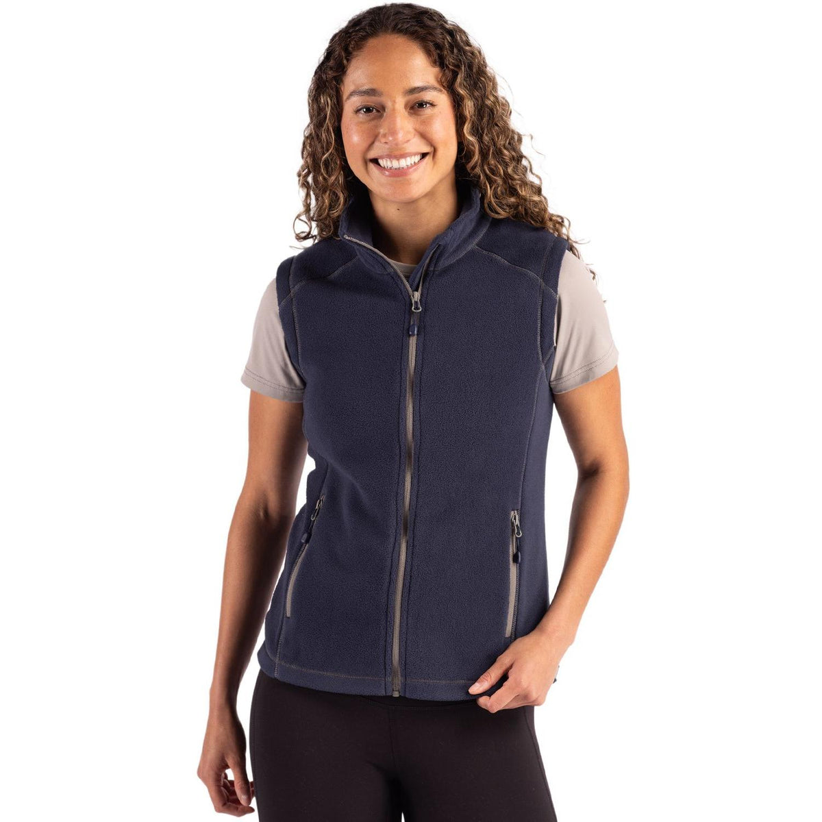 Clique Powder Recycled Fleece Womens Full Zip Vest