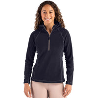 Clique Powder Recycled Fleece Womens Half Zip Sweatshirt