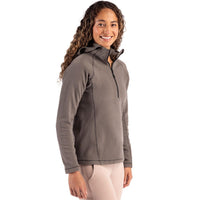 Clique Powder Recycled Fleece Womens Half Zip Sweatshirt