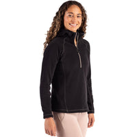 Clique Powder Recycled Fleece Womens Half Zip Sweatshirt