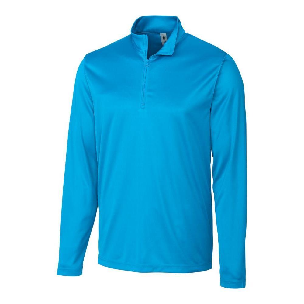 Clique Spin Solution-dyed Performance Interlock Mens Half Zip