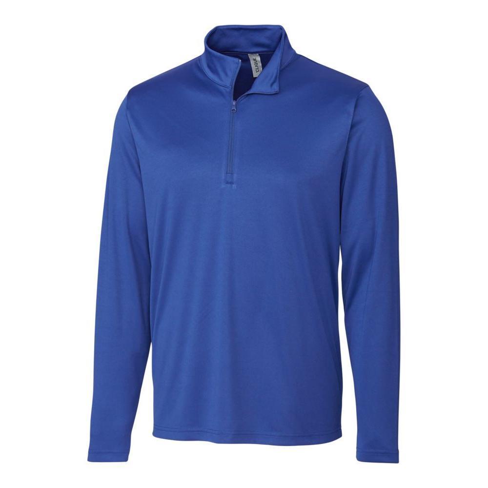 Clique Spin Solution-dyed Performance Interlock Mens Half Zip