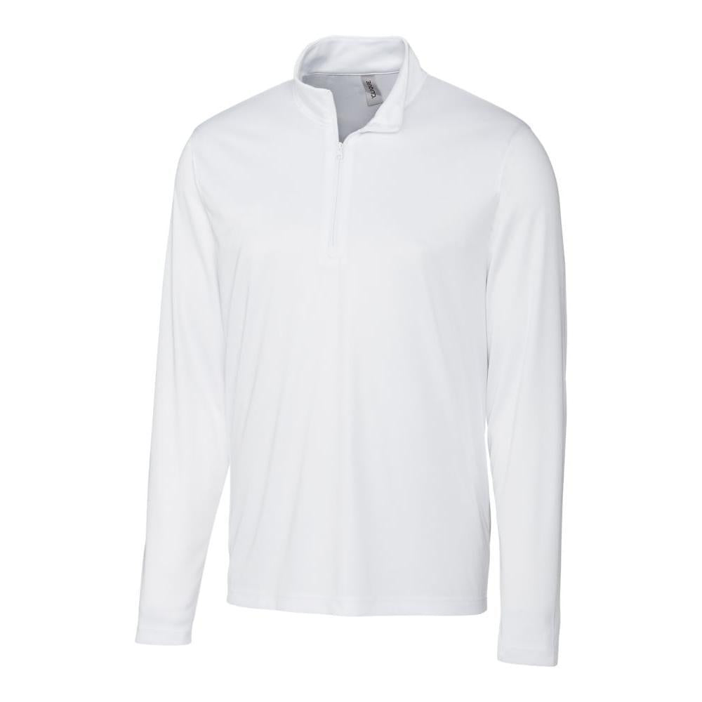 Clique Spin Solution-dyed Performance Interlock Mens Half Zip