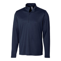 Clique Spin Solution-dyed Performance Interlock Mens Half Zip