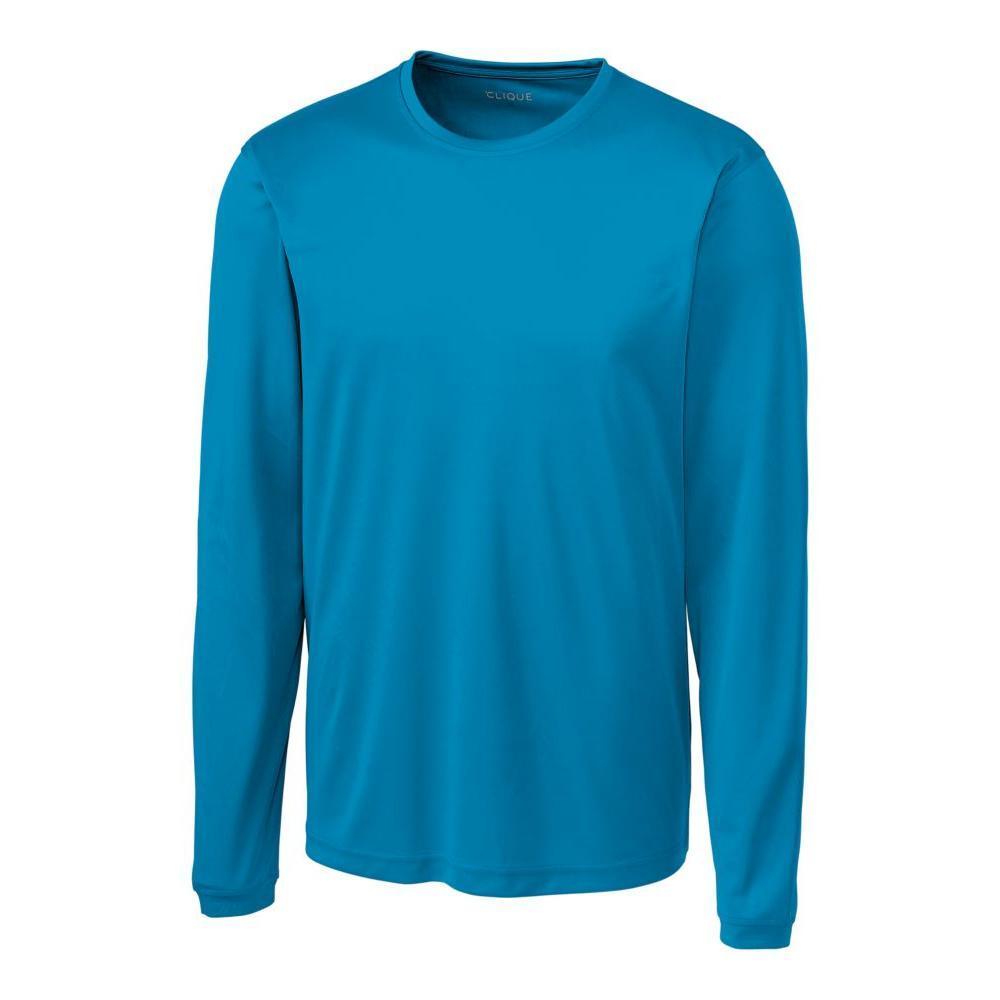 Clique Spin Solution-dyed Performance Jersey Mens Long Sleeve Tee