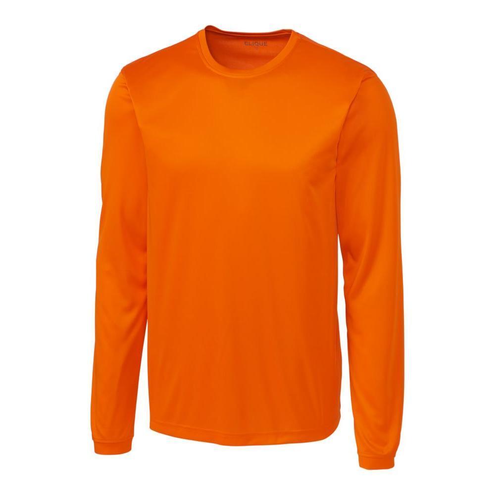 Clique Spin Solution-dyed Performance Jersey Mens Long Sleeve Tee