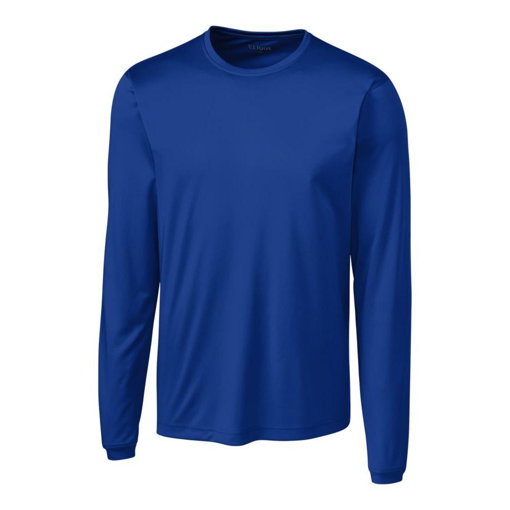 Clique Spin Solution-dyed Performance Jersey Mens Long Sleeve Tee