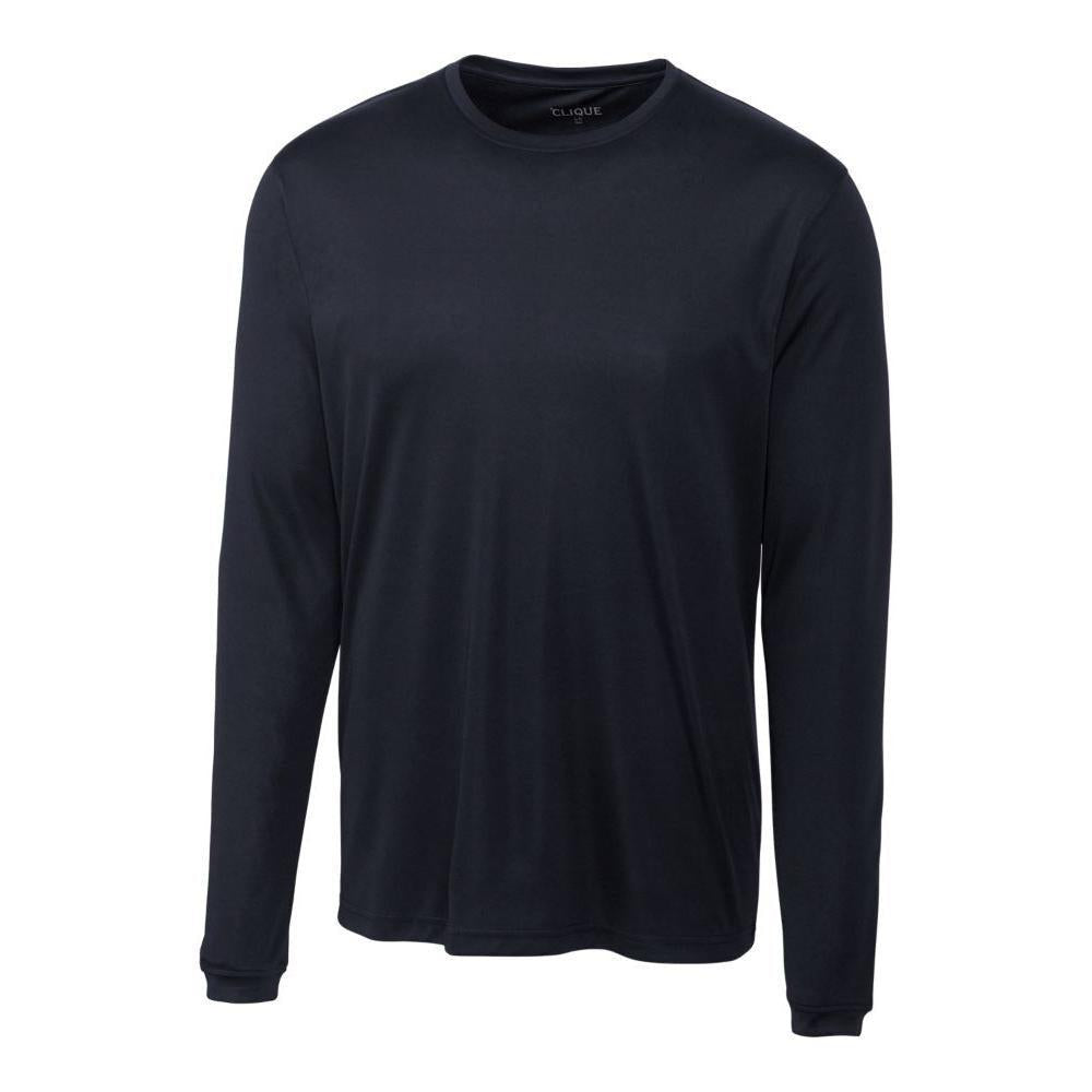Clique Spin Solution-dyed Performance Jersey Mens Long Sleeve Tee