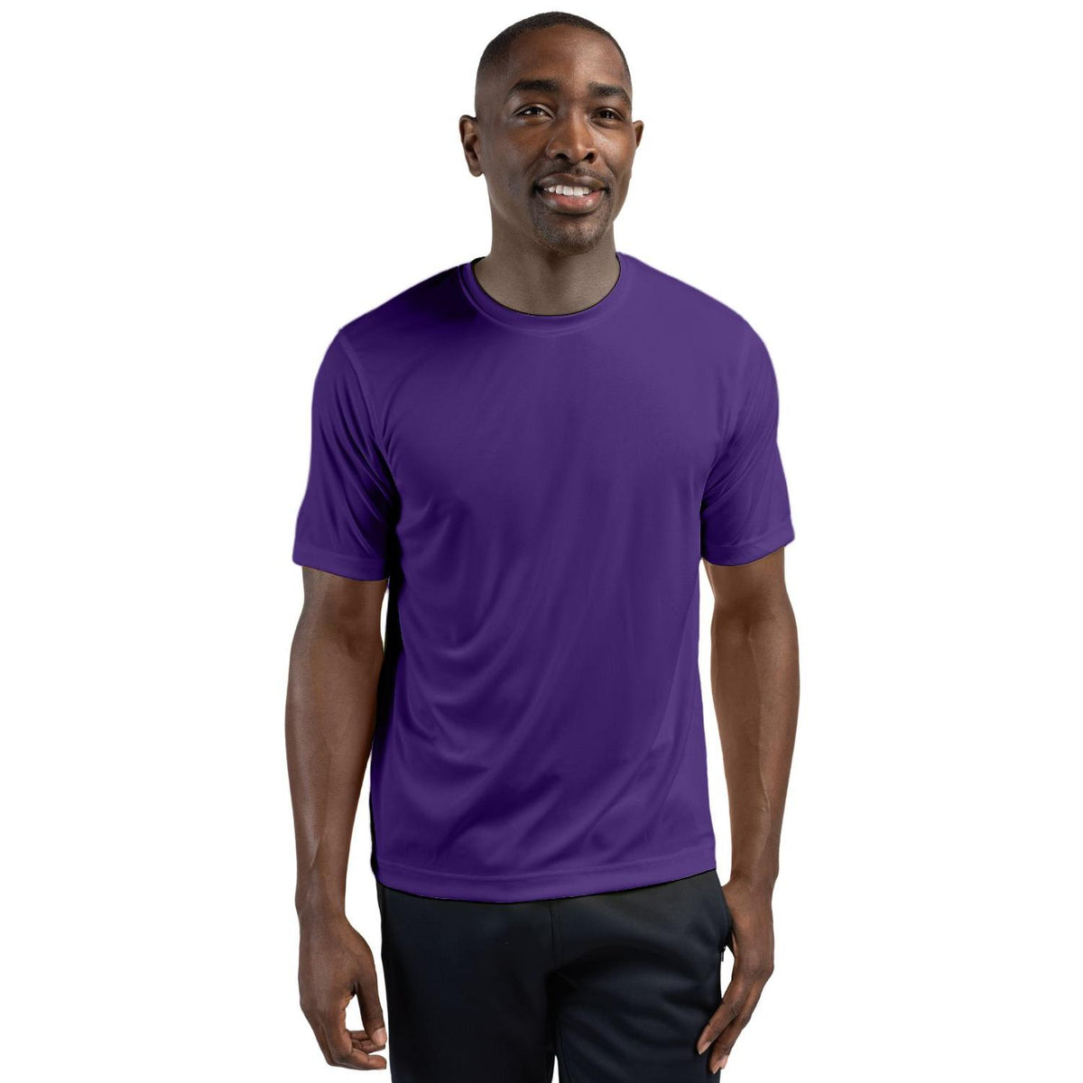 Clique Spin Solution-dyed Performance Jersey Mens Short Sleeve Tee