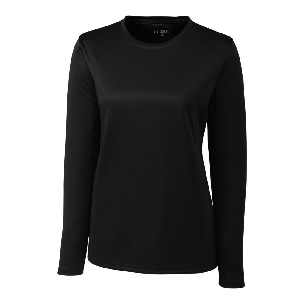 Clique Spin Solution-dyed Performance Jersey Womens Long Sleeve Tee
