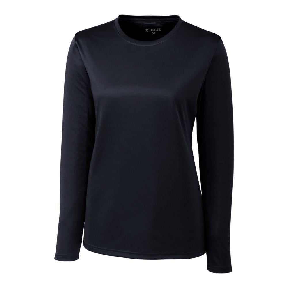 Clique Spin Solution-dyed Performance Jersey Womens Long Sleeve Tee