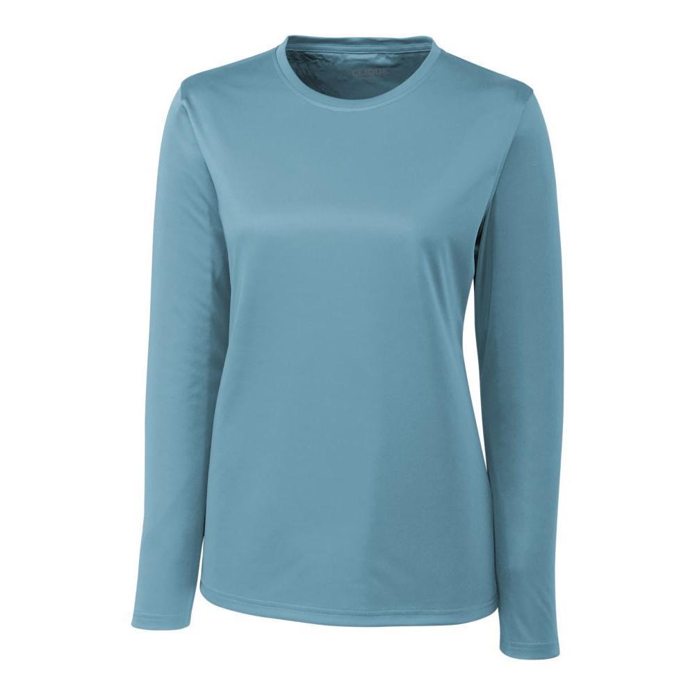 Clique Spin Solution-dyed Performance Jersey Womens Long Sleeve Tee