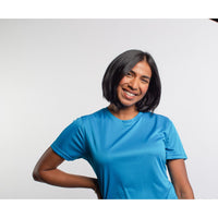 Clique Spin Solution-dyed Performance Jersey Womens Short Sleeve Tee