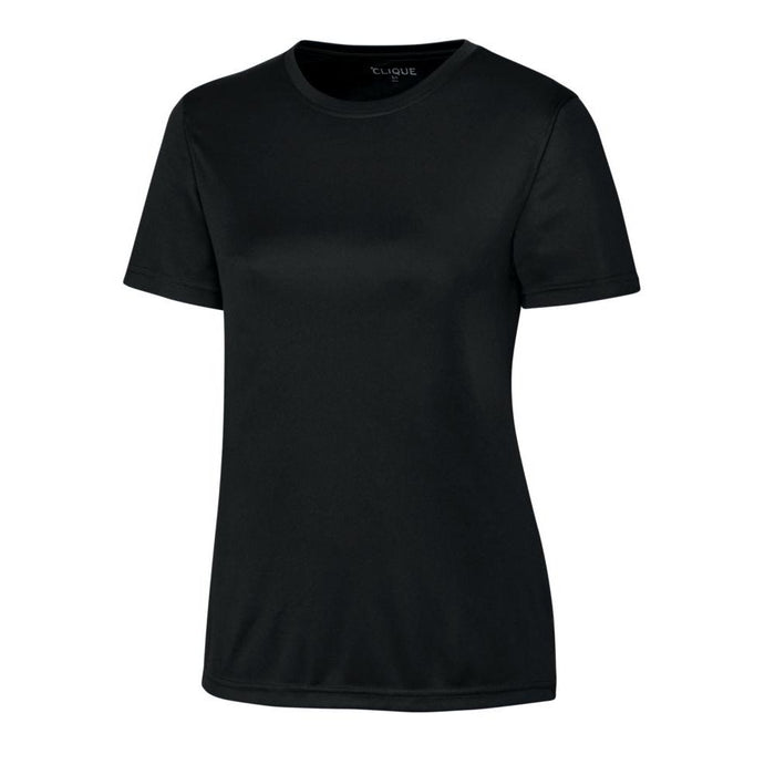 Clique Spin Solution-dyed Performance Jersey Womens Short Sleeve Tee